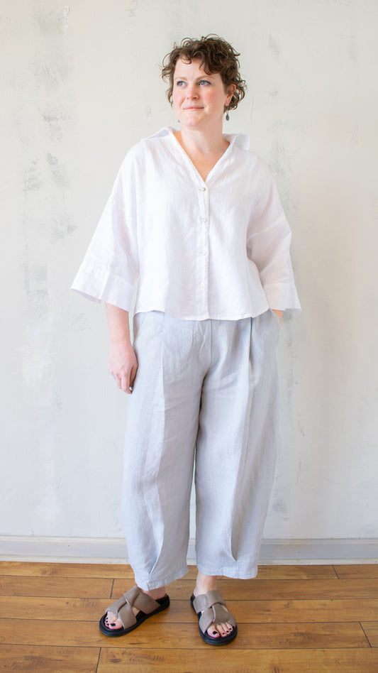 Linen Kimono Shirt (Multiple Colors)