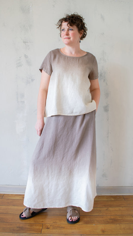 Ombre Linen Tee (Multiple Colors)