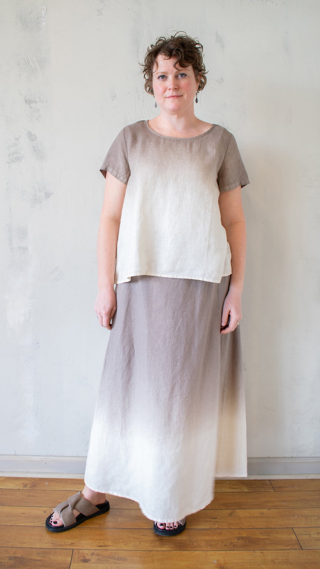 Ombre Linen Tee (Multiple Colors)
