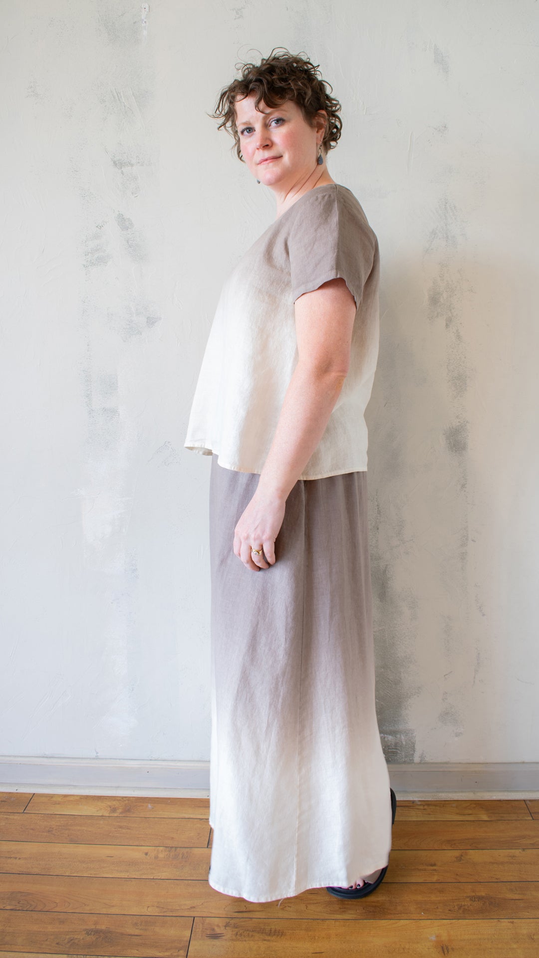 Ombre Linen Tee (Multiple Colors)