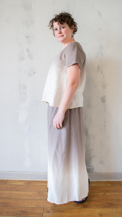 Ombre Linen Tee (Multiple Colors)