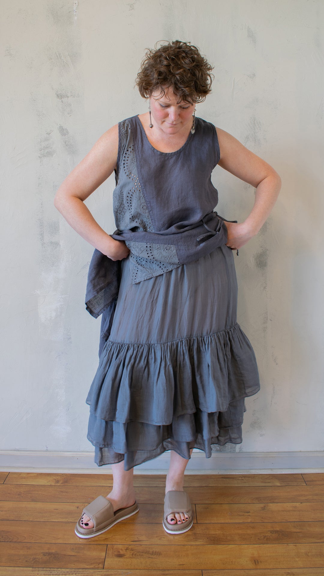 Ramie Slip Skirt (Multiple Colors)