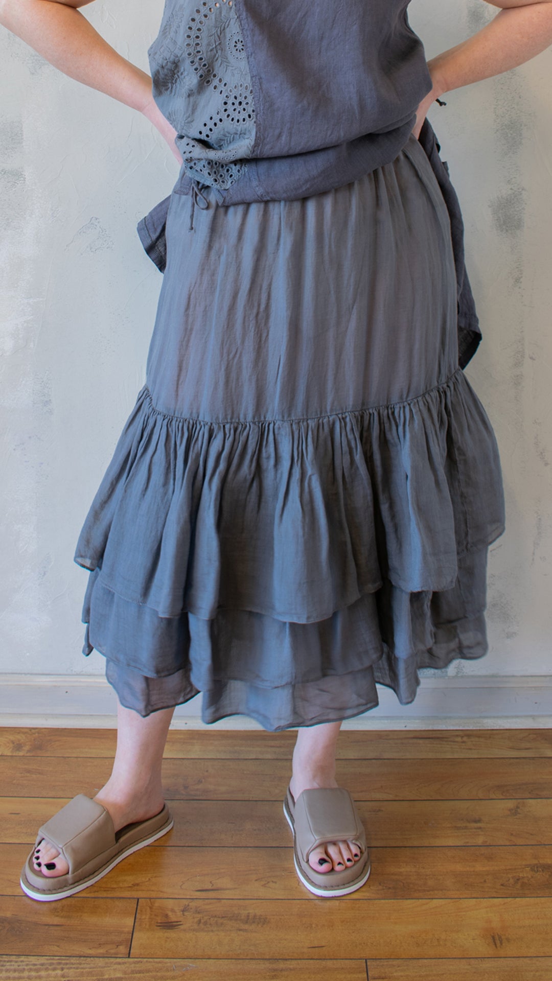 Ramie Slip Skirt (Multiple Colors)
