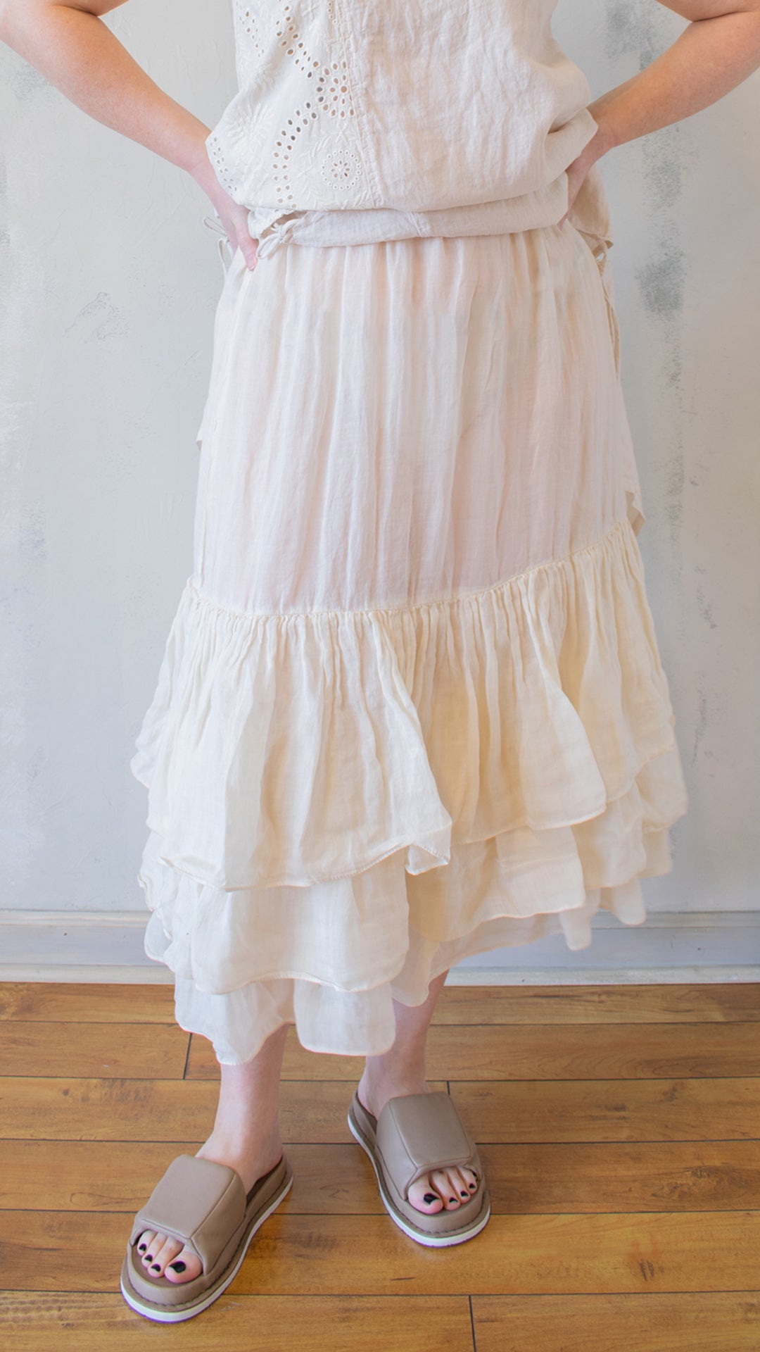 Ramie Slip Skirt (Multiple Colors)