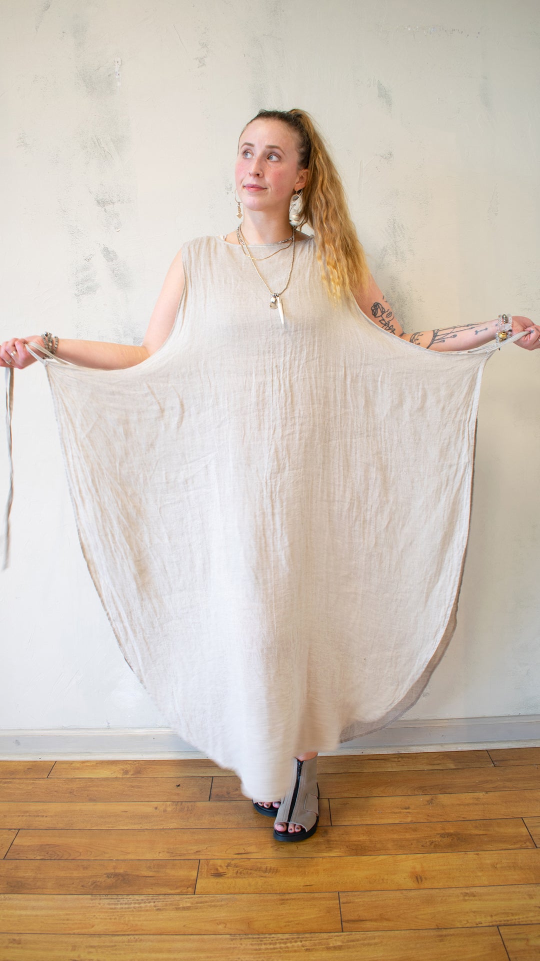 Vestito Dune in Naturale