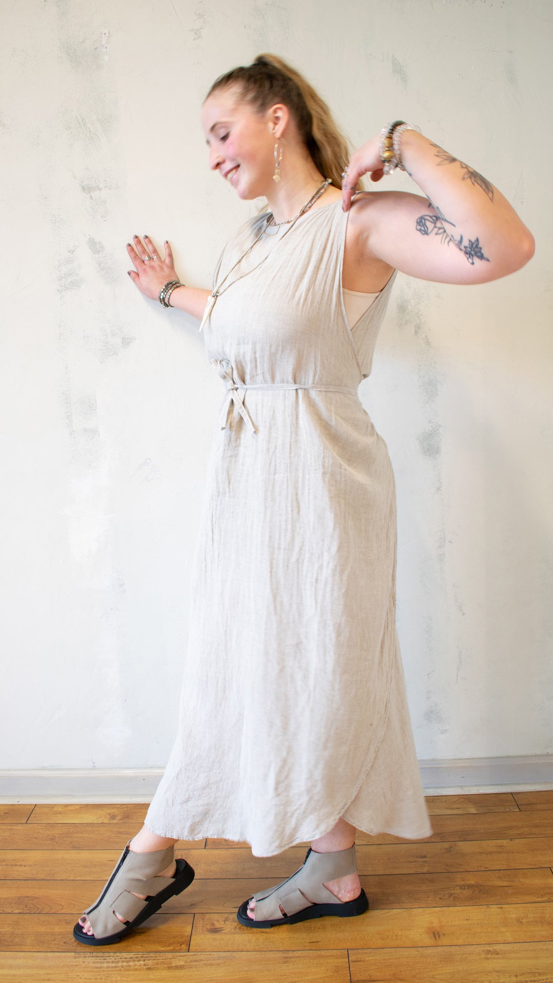 Vestito Dune in Naturale