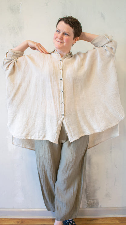 Camicia Riccione in Naturale Battista