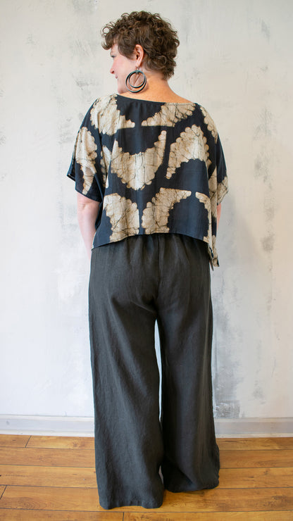 Block Print in Aztec Fan