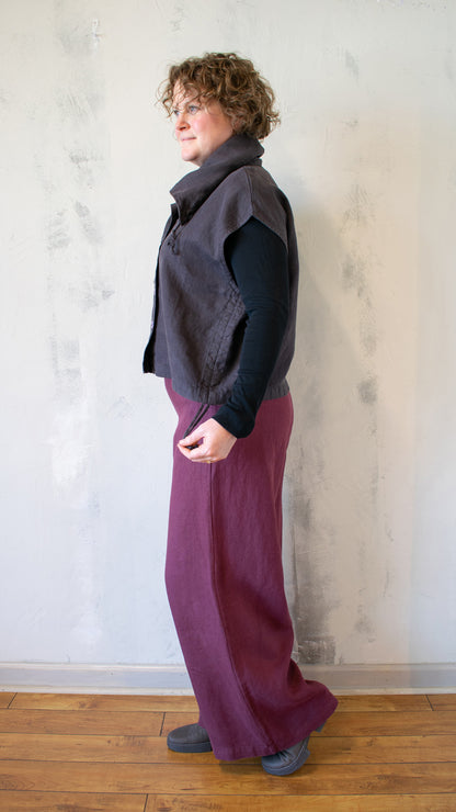 Heavy Linen Irene Vest (Multiple Colors)