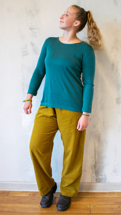 Long Sleeve Shell Top (Multiple Colors)