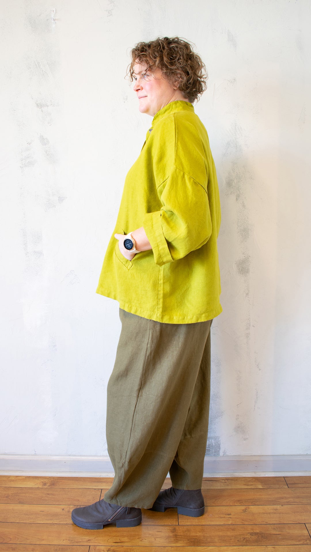 Heavy Linen Danuta Jacket (Multiple Colors)