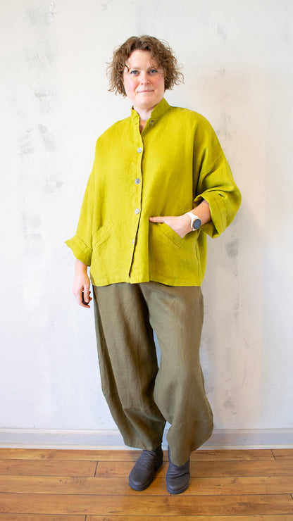 Heavy Linen Danuta Jacket (Multiple Colors)