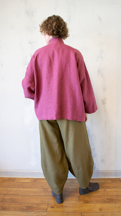 Heavy Linen Danuta Jacket (Multiple Colors)