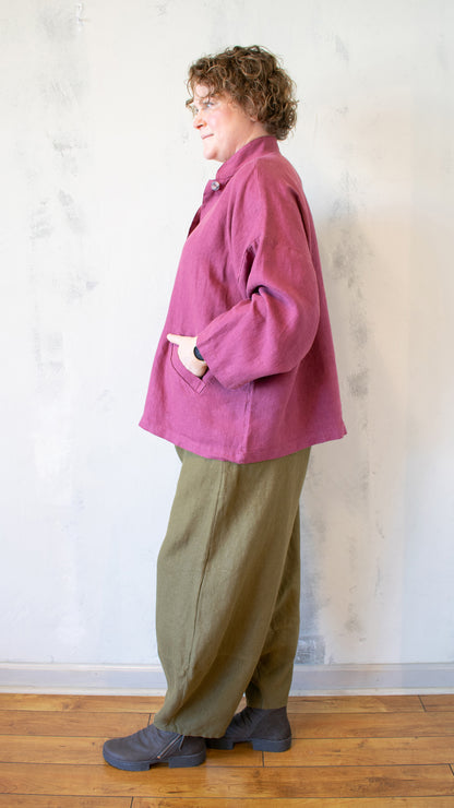 Heavy Linen Danuta Jacket (Multiple Colors)