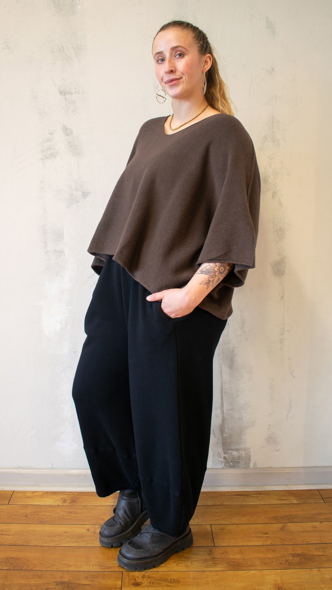 Boxy V-Neck Sweater (Multiple Colors)
