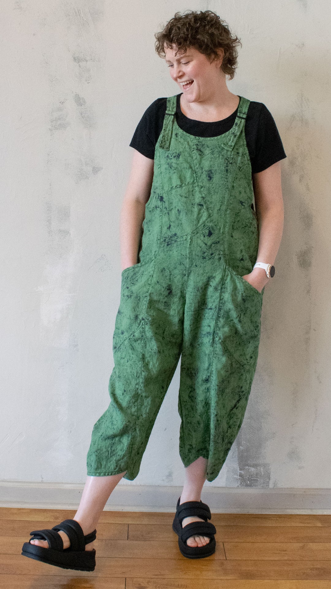 Spree Overalls in Botanical