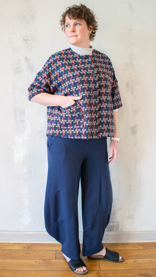Woven Plaid Jacket