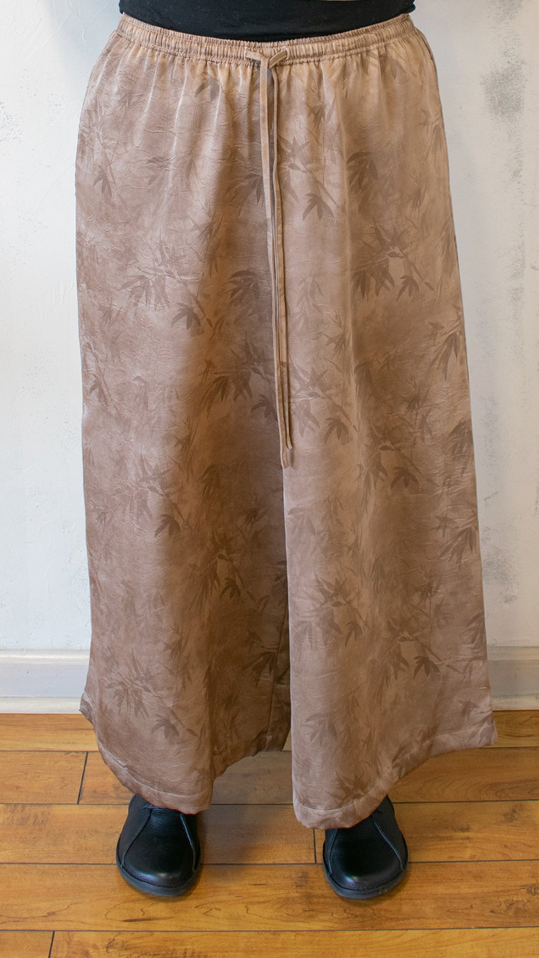 Almond Wide Leg Pant