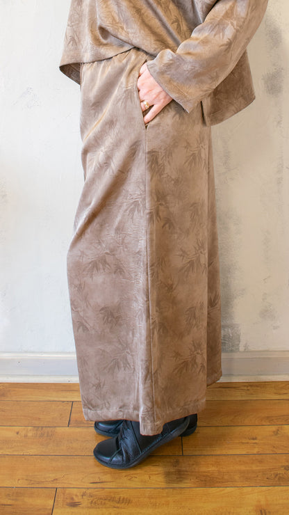 Almond Wide Leg Pant