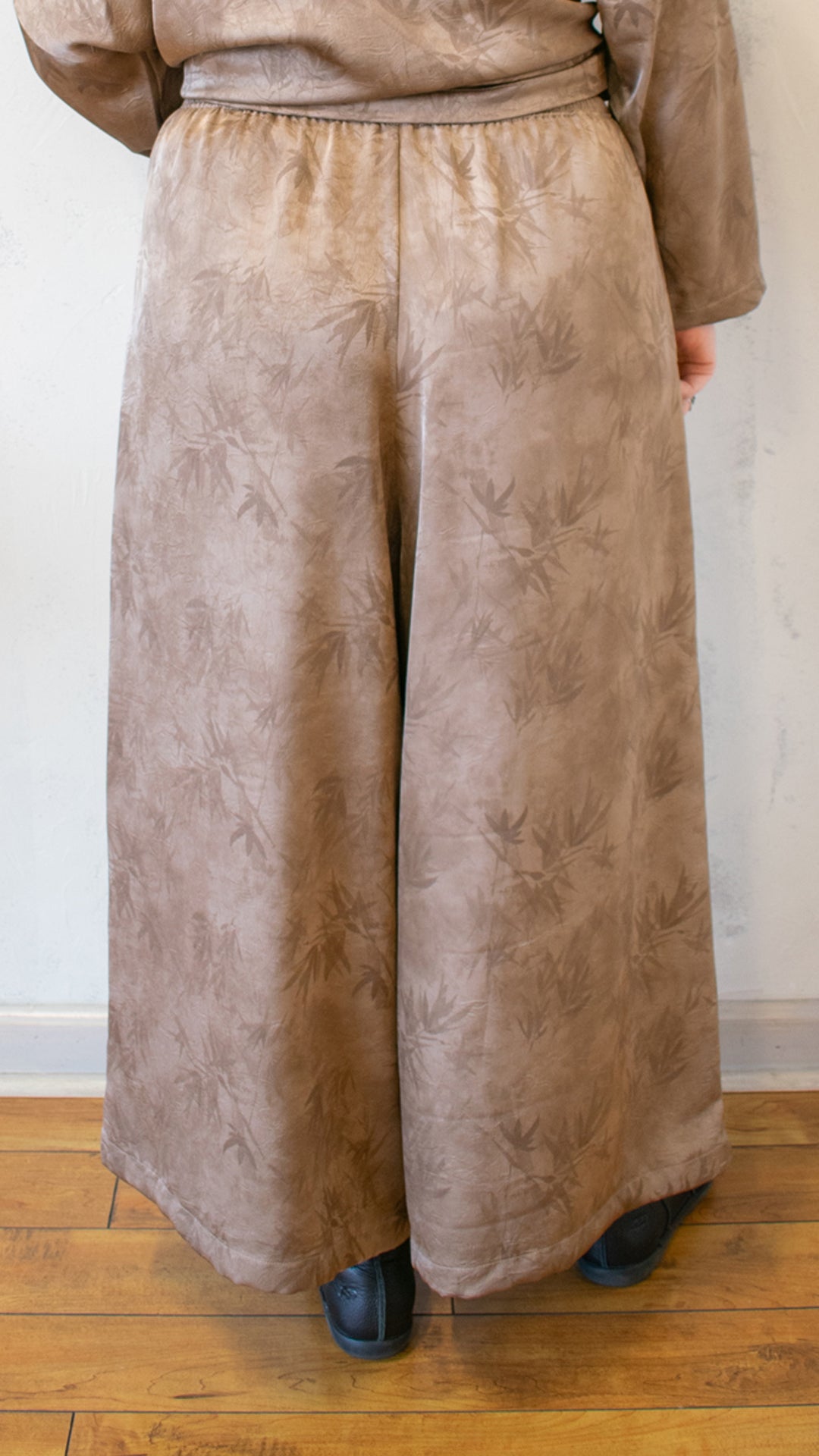 Almond Wide Leg Pant