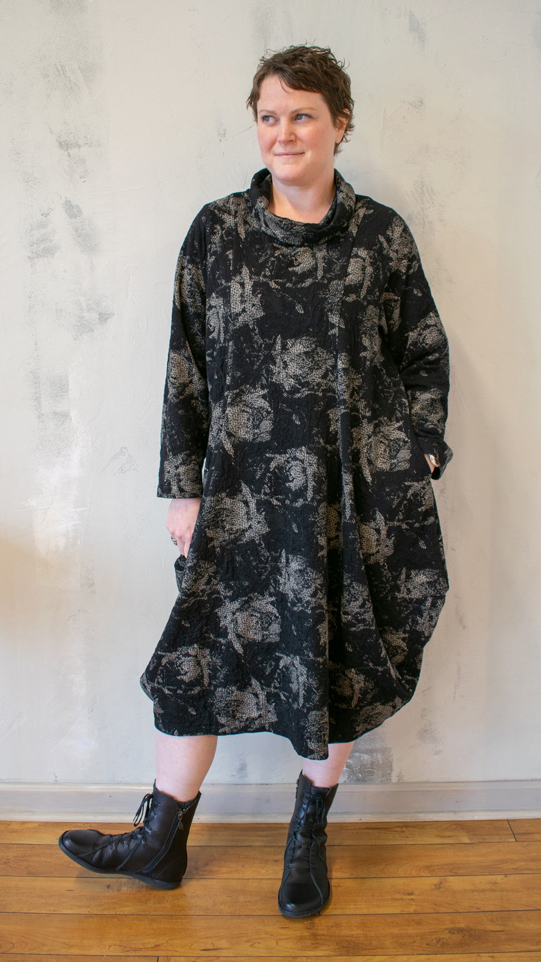 Jacquard Knit Dress