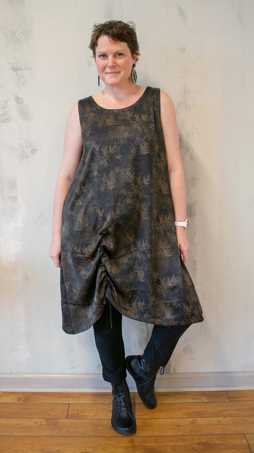 Gathered Tunic Dress