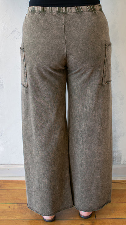 Full Pant in Olive Melange