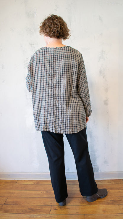 3/4 Sleeve A-Line Top