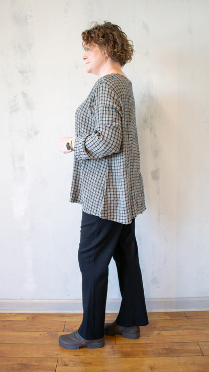 3/4 Sleeve A-Line Top