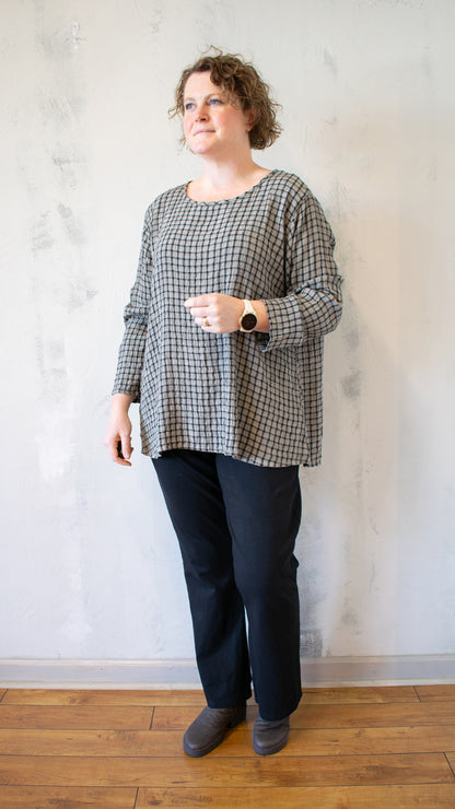 3/4 Sleeve A-Line Top