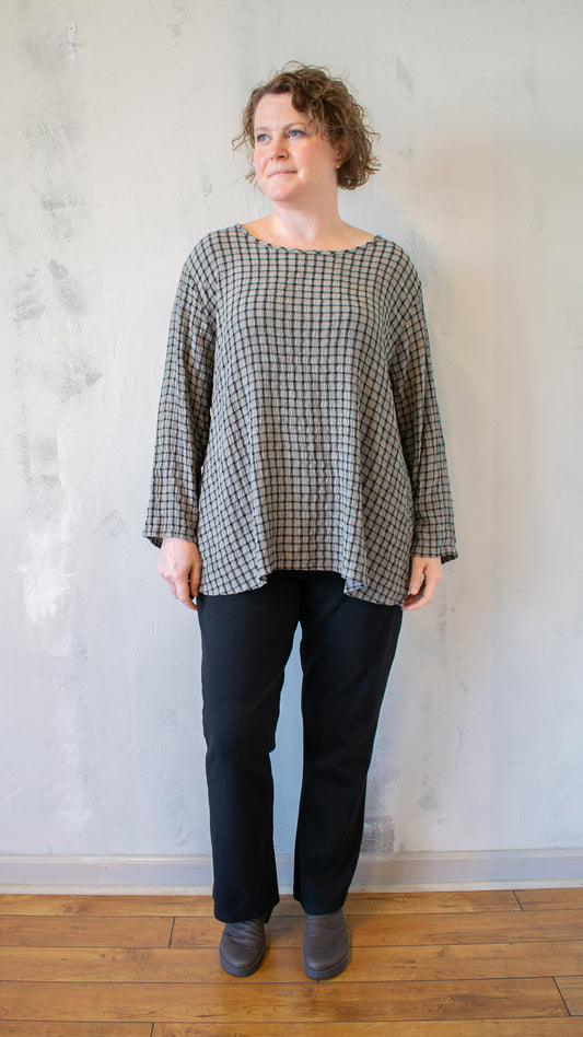 3/4 Sleeve A-Line Top