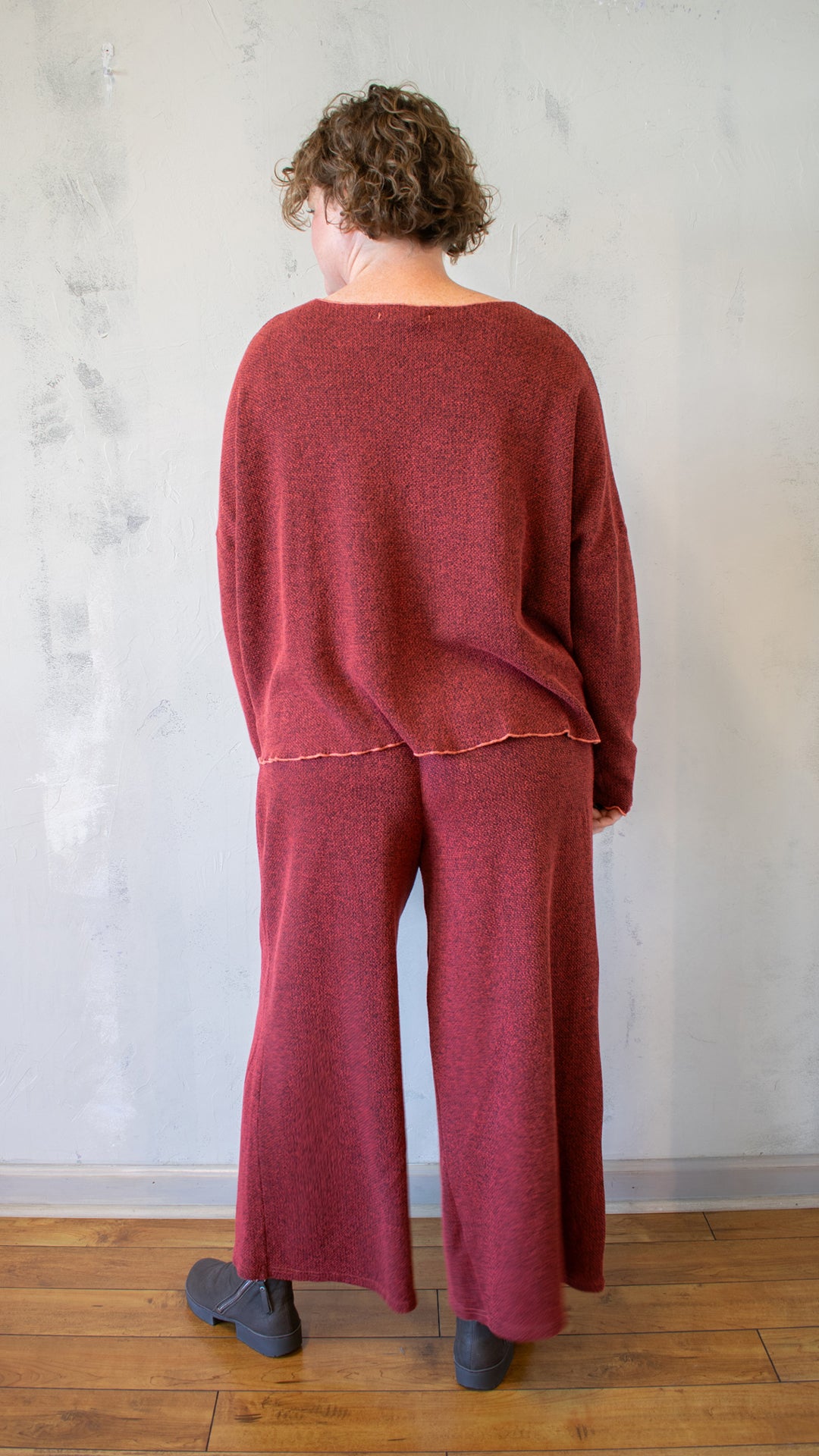 Oversize Pocket Pullover - Marled Sweater Knit