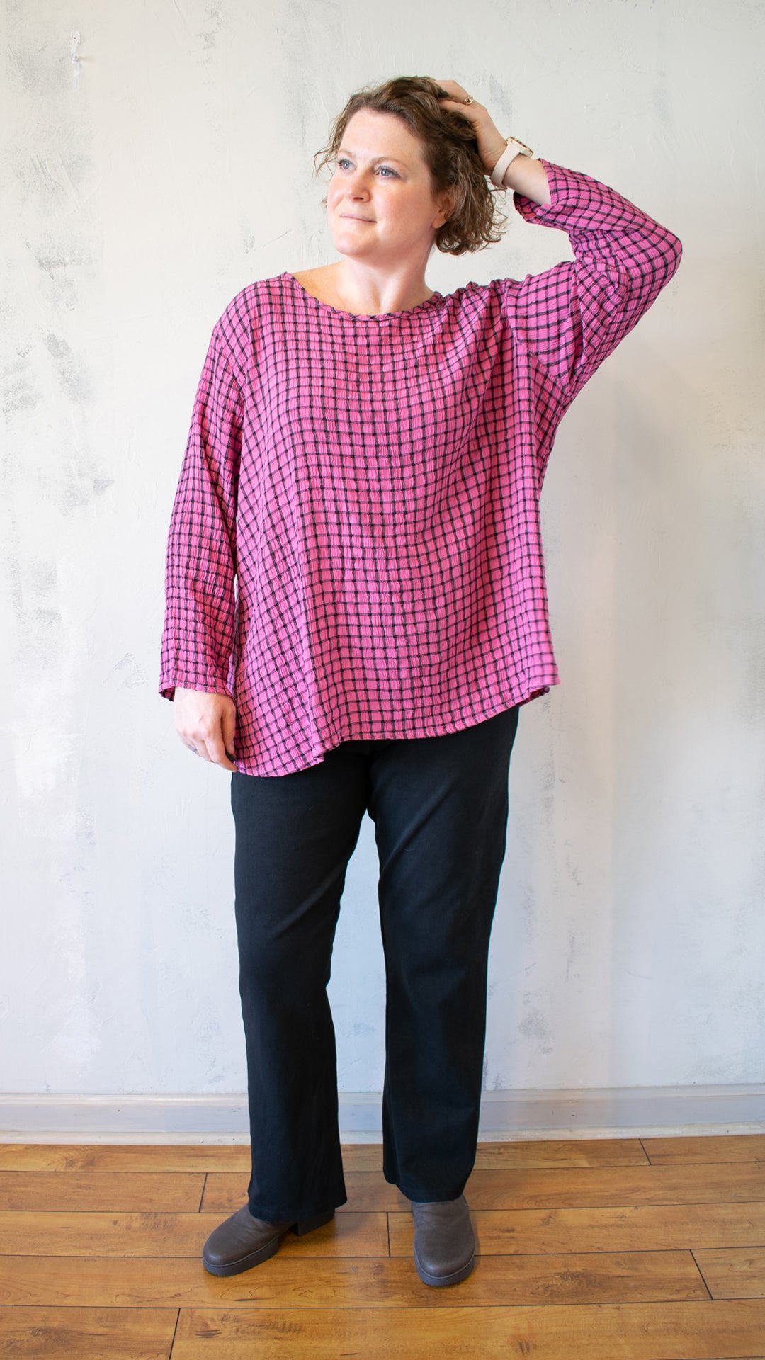 3/4 Sleeve A-Line Top