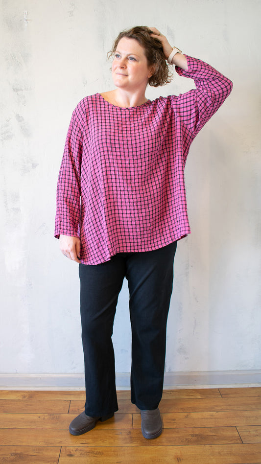 3/4 Sleeve A-Line Top