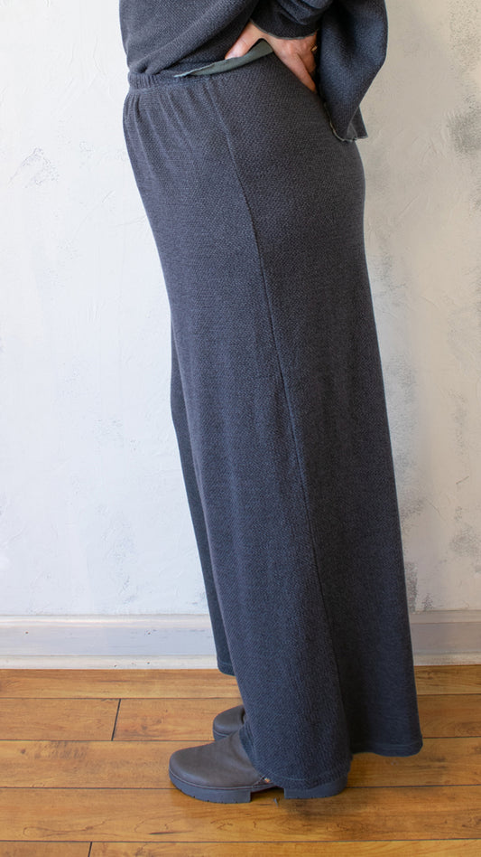 Cropped Pant - Marled Sweater Knit