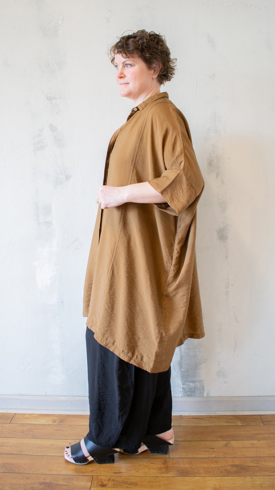 Kimono Shirt Dress in Parachute (Multiple Colors)