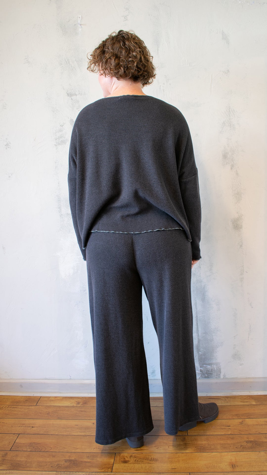 Oversize Pocket Pullover - Marled Sweater Knit