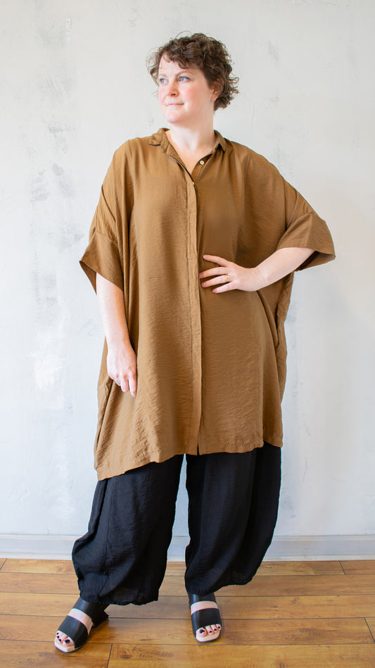 Kimono Shirt Dress in Parachute (Multiple Colors)