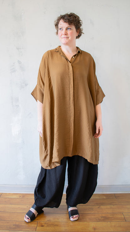 Kimono Shirt Dress in Parachute (Multiple Colors)