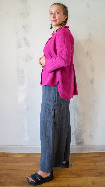 Crop Easy Shirt (Multiple Colors)