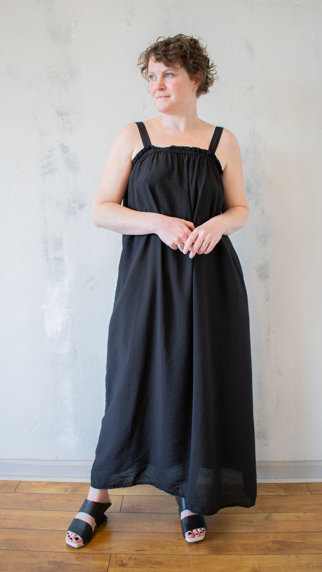 Ruched Maxi Dress in Parachute (Multiple Colors)