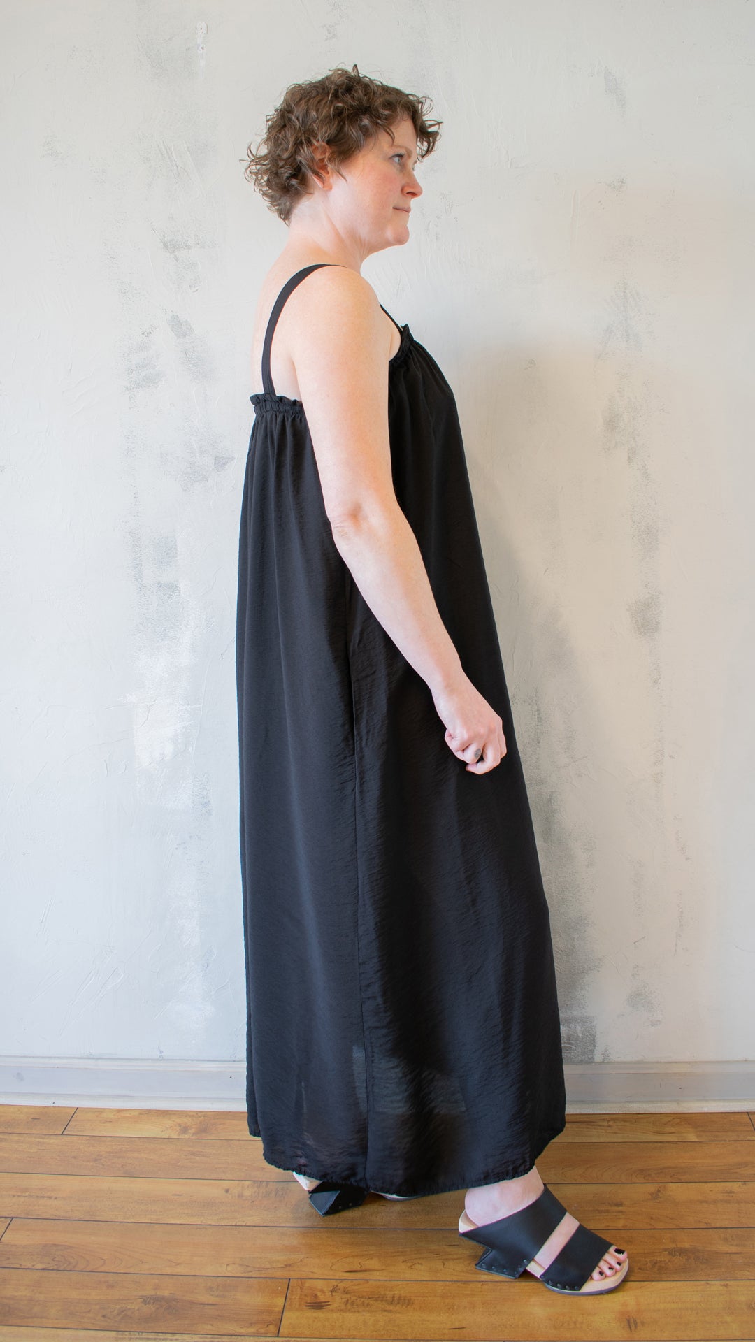 Ruched Maxi Dress in Parachute (Multiple Colors)