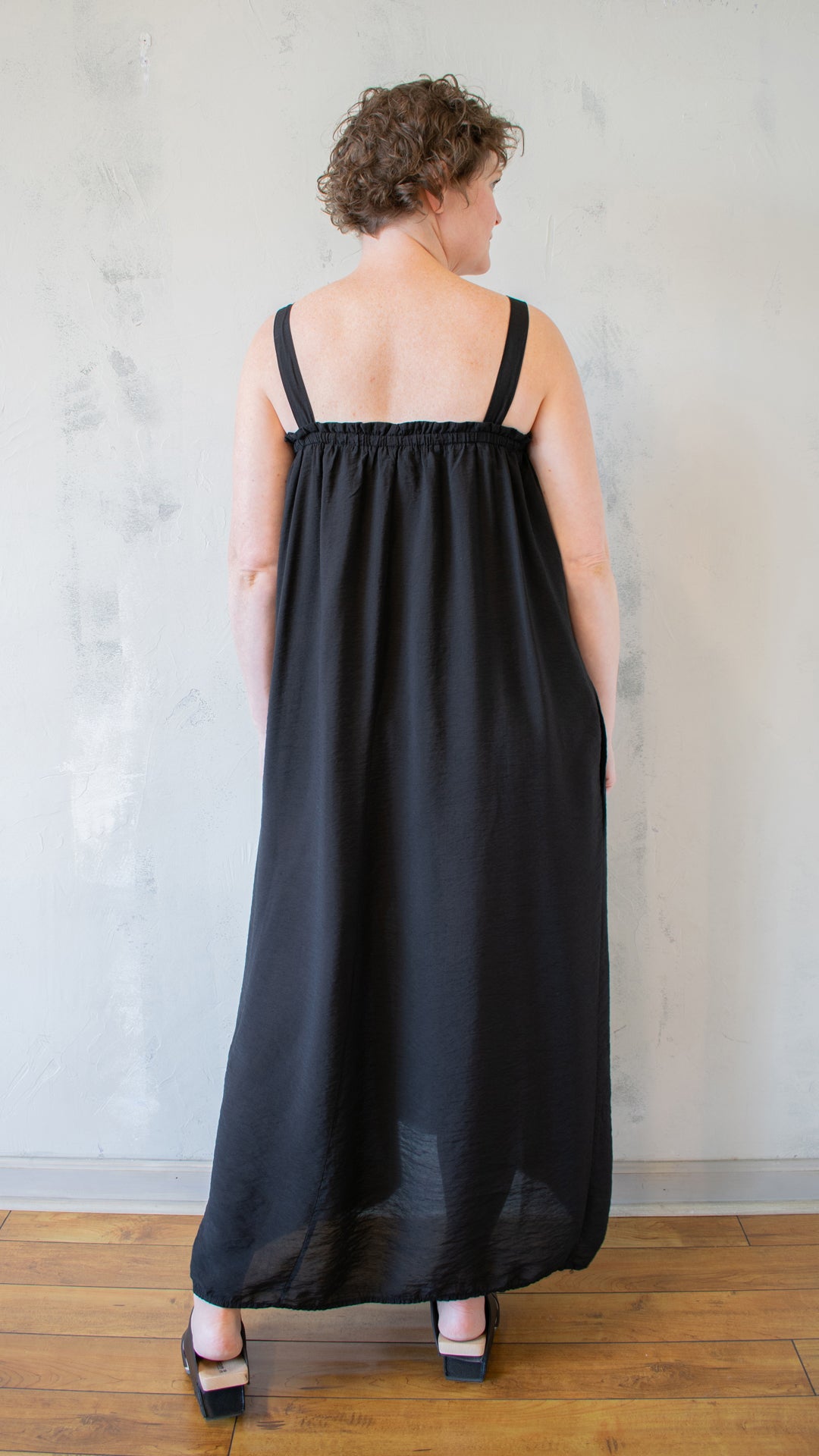 Ruched Maxi Dress in Parachute (Multiple Colors)