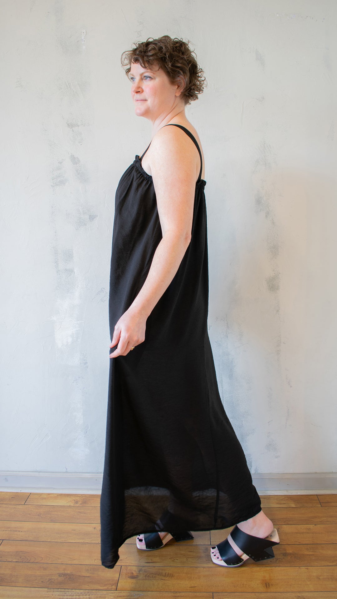 Ruched Maxi Dress in Parachute (Multiple Colors)