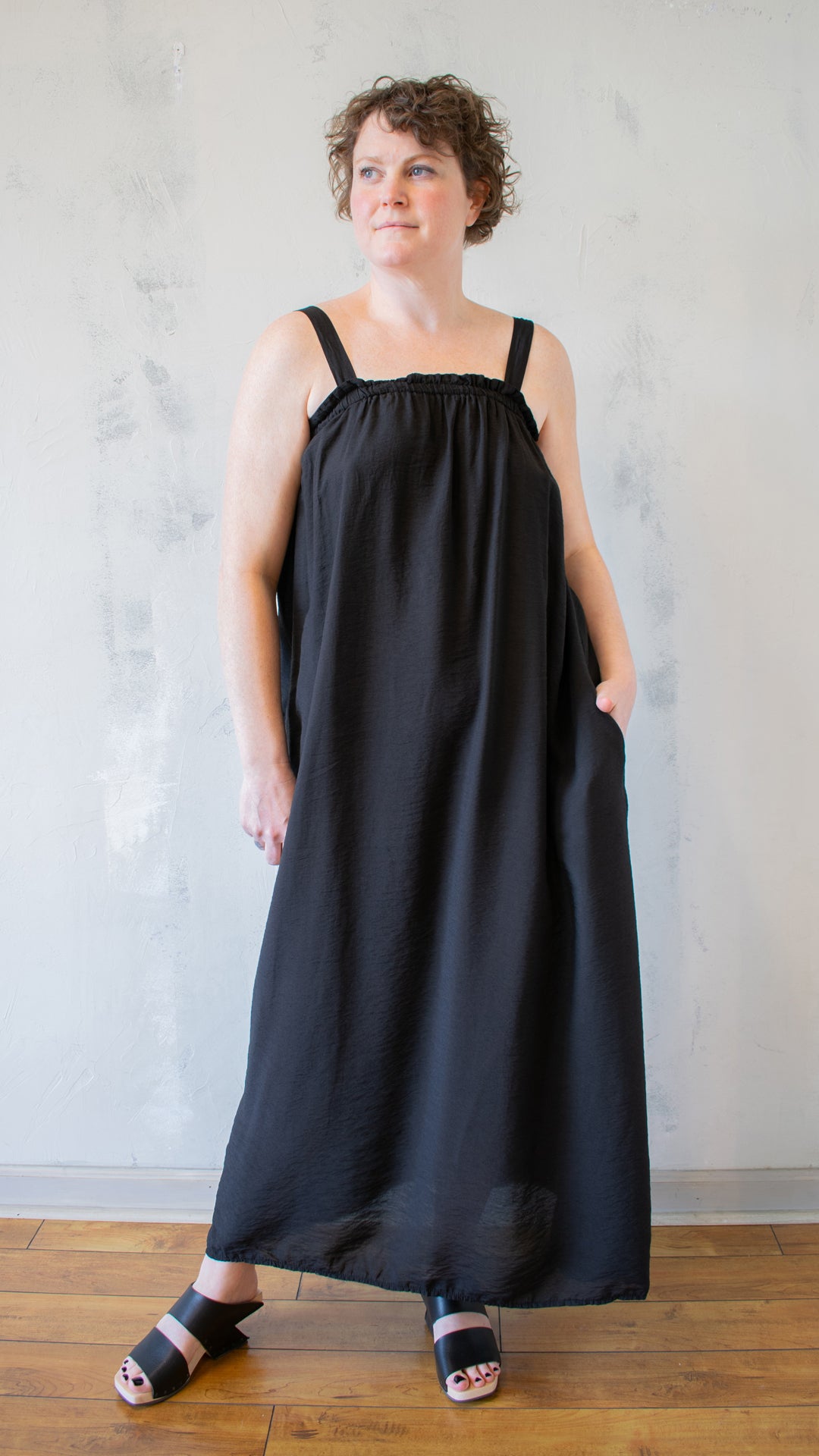 Ruched Maxi Dress in Parachute (Multiple Colors)