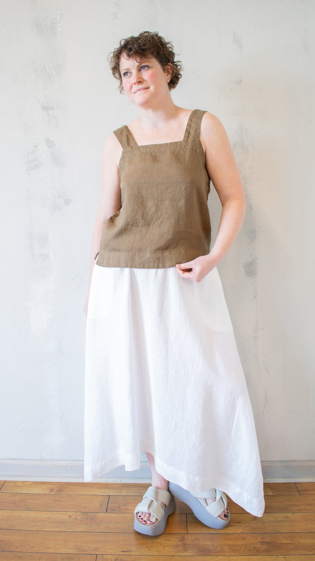 Square Neck Tank (Multiple Colors)