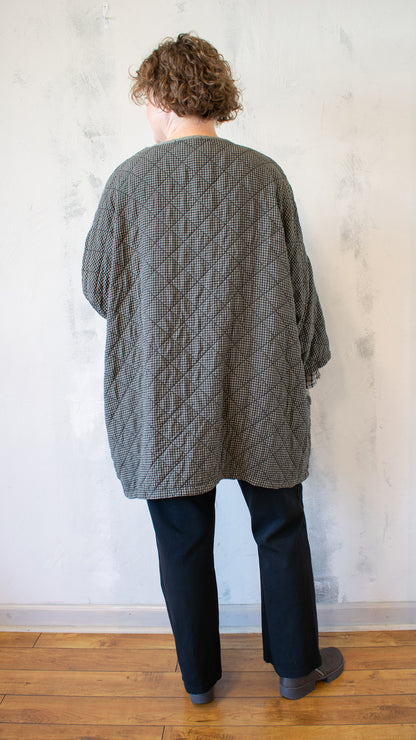 Oversize Zip Jacket - Vintage Satin