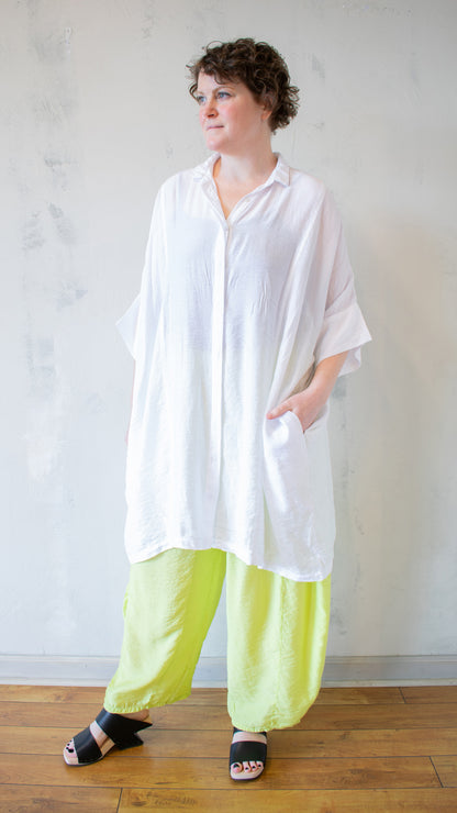Kimono Shirt Dress in Parachute (Multiple Colors)