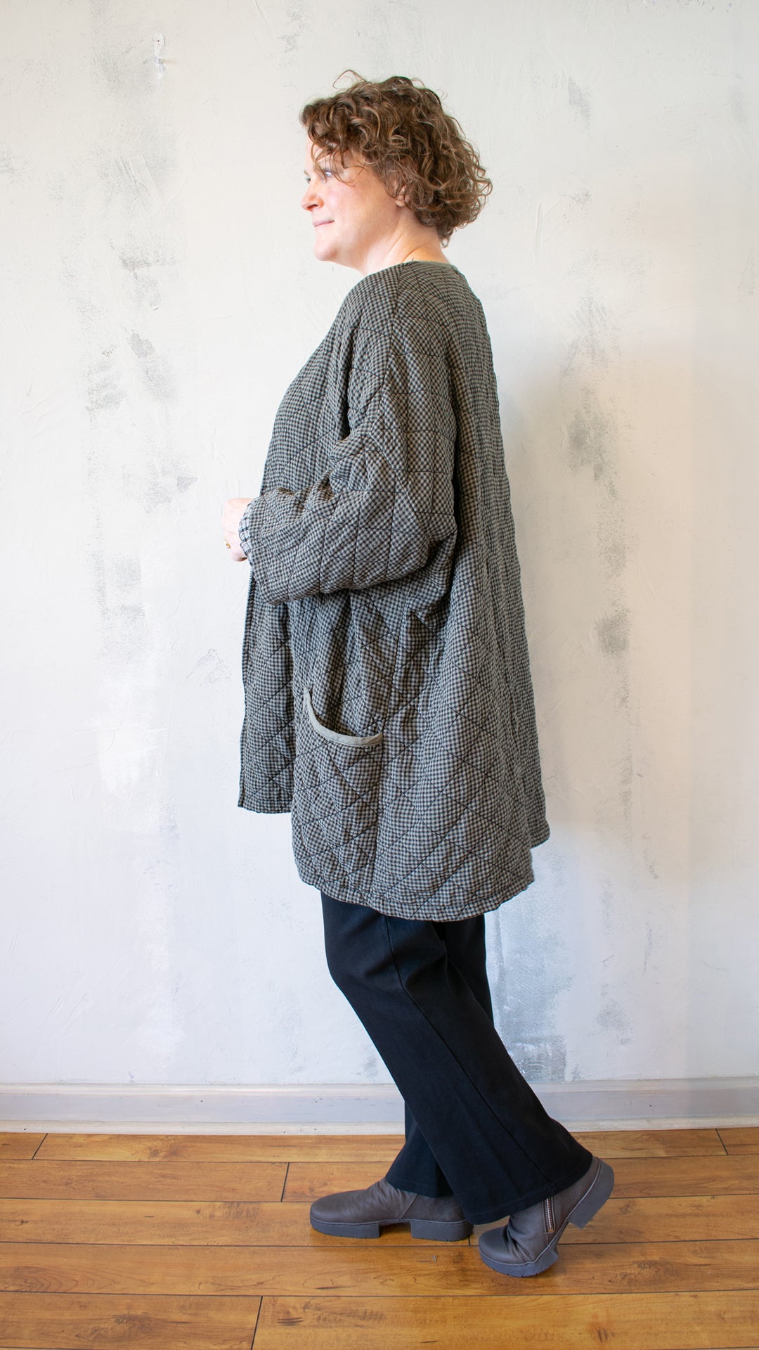 Oversize Zip Jacket - Vintage Satin