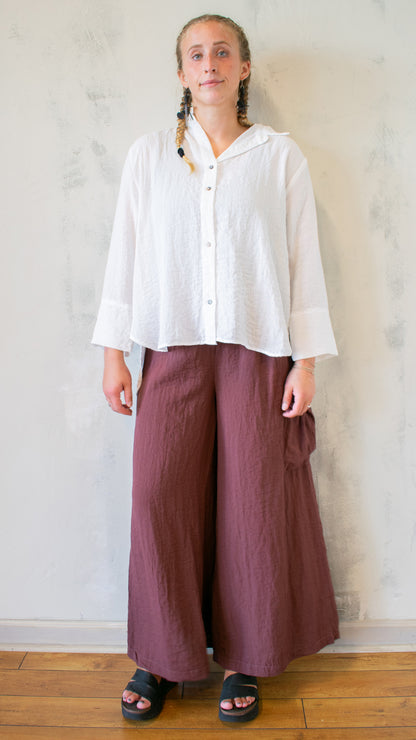 Crop Easy Shirt (Multiple Colors)